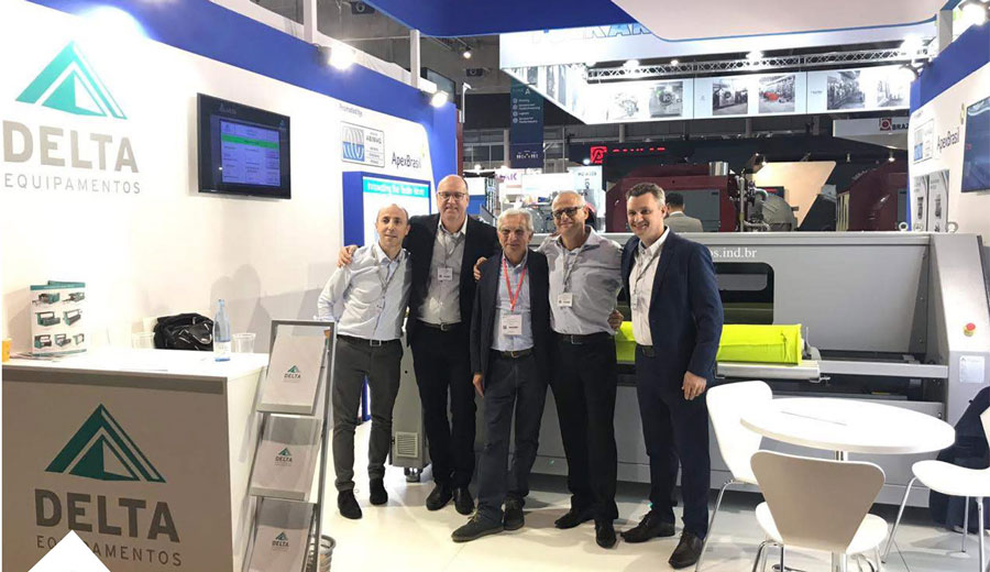 Part of the delta team during ITMA 2019 in Barcelona.